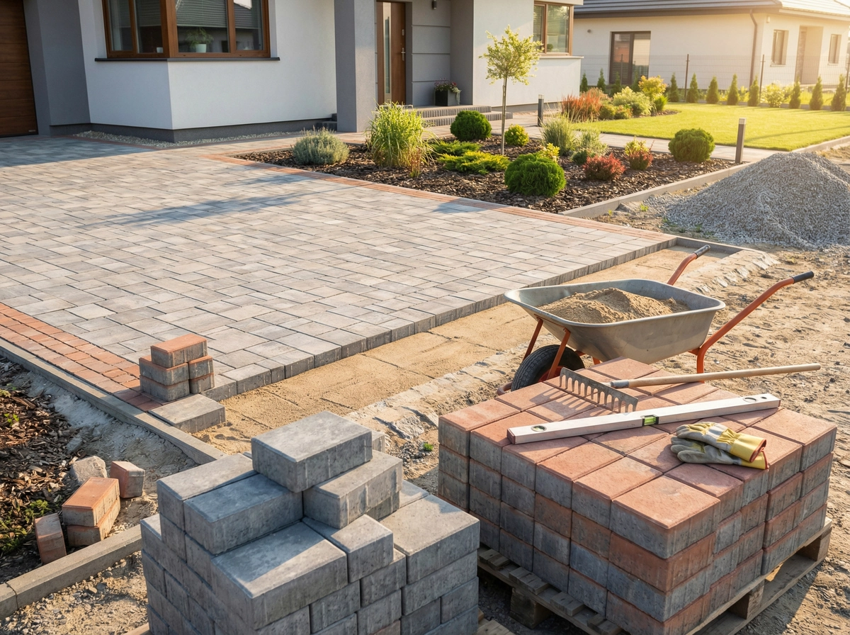 koszt układania kostki brukowej