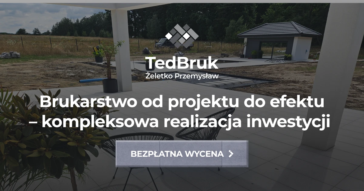 taras z kostki brukowej